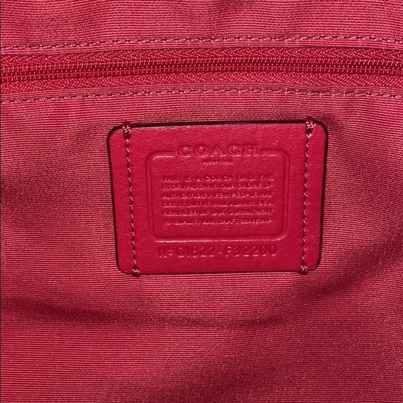 Coach leather back pack main image 4